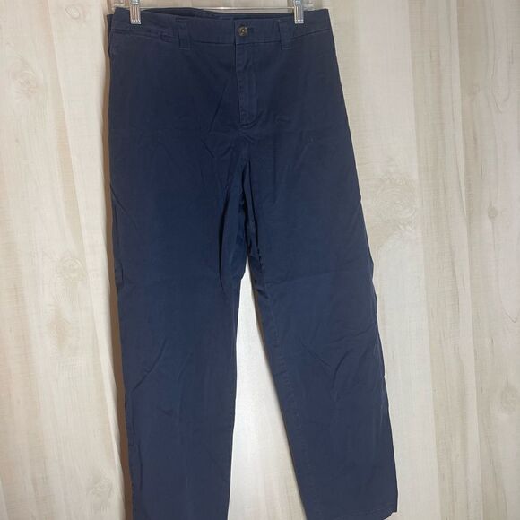 Khaki by Gap broken in straight navy pants, size 18 - Picture 3 of 14